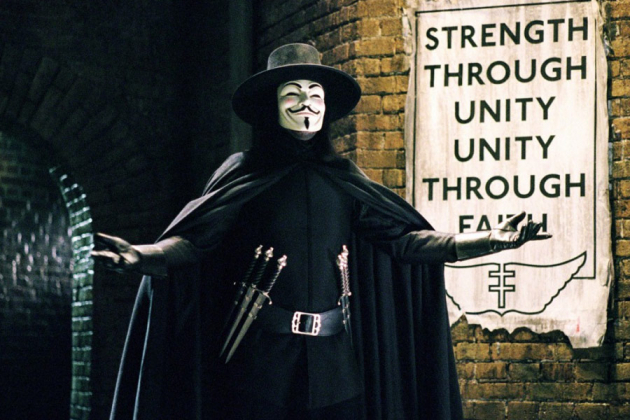 Recenzja filmu V jak vendetta. Przecitny film twrcw 