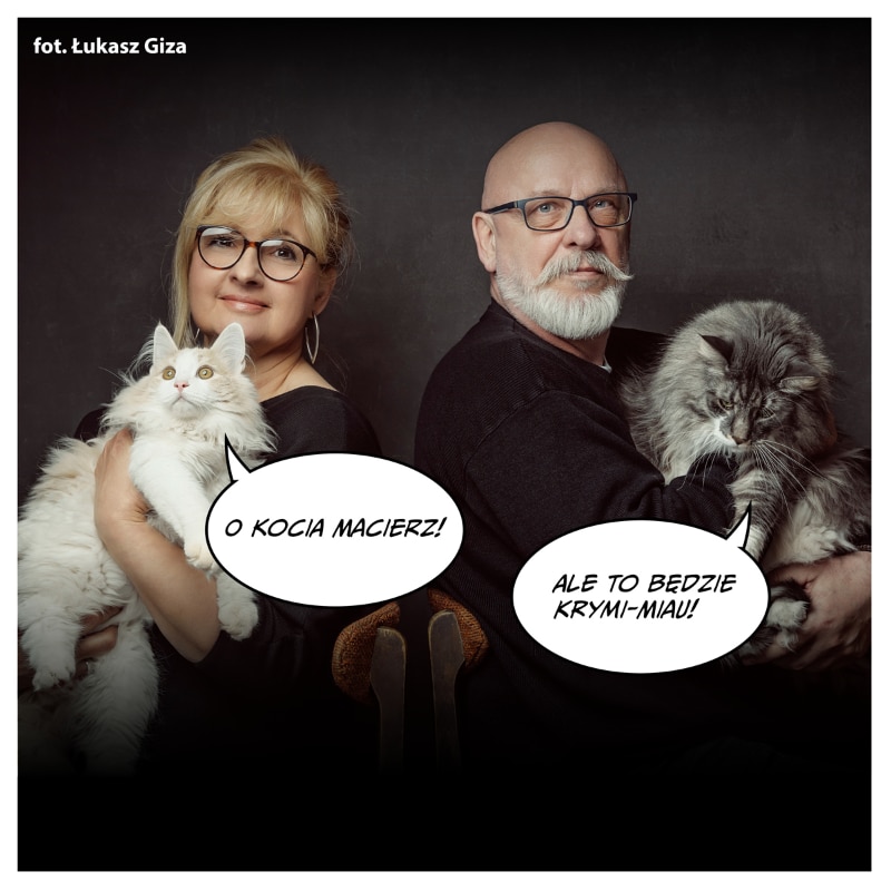 Okadka publicystyki - Koty mog zmikczy kadego. Wywiad z Beat i Eugeniuszem Dbskimi