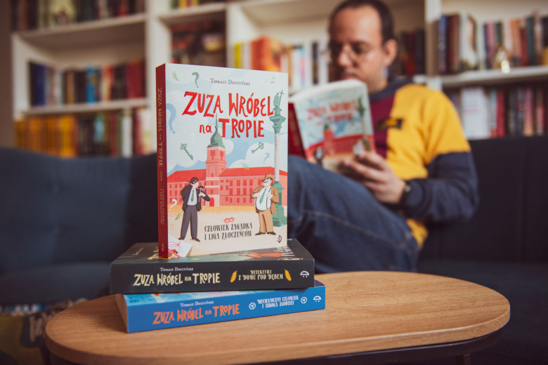 recenzja Cz�owiek Zagadka i Liga Z�oczy�c�w. Zuza Wr�bel na tropie