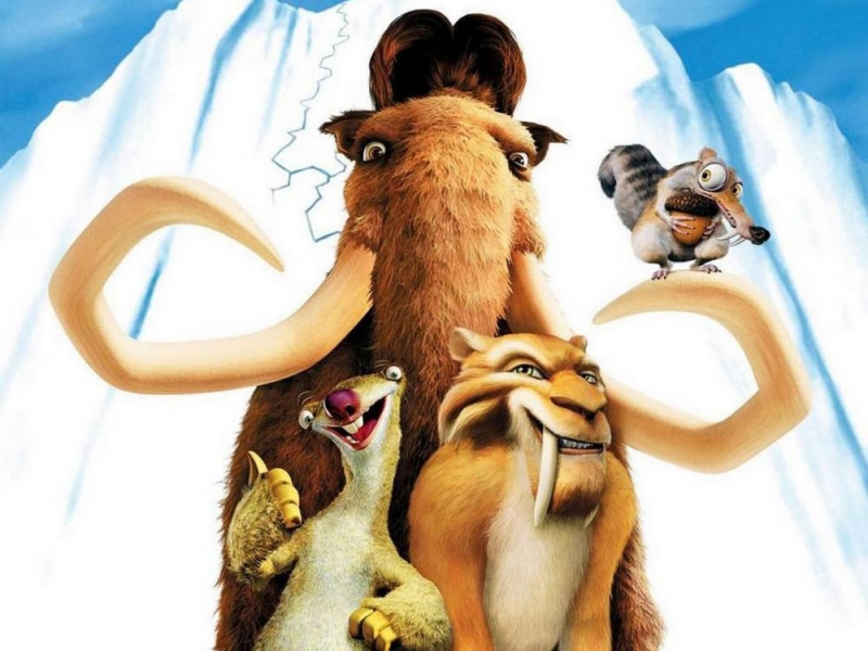 Obrazek w treści Jak rozpoczęła się przygoda Sida, Mańka oraz Diego? - Epoka lodowcowa [jpg]