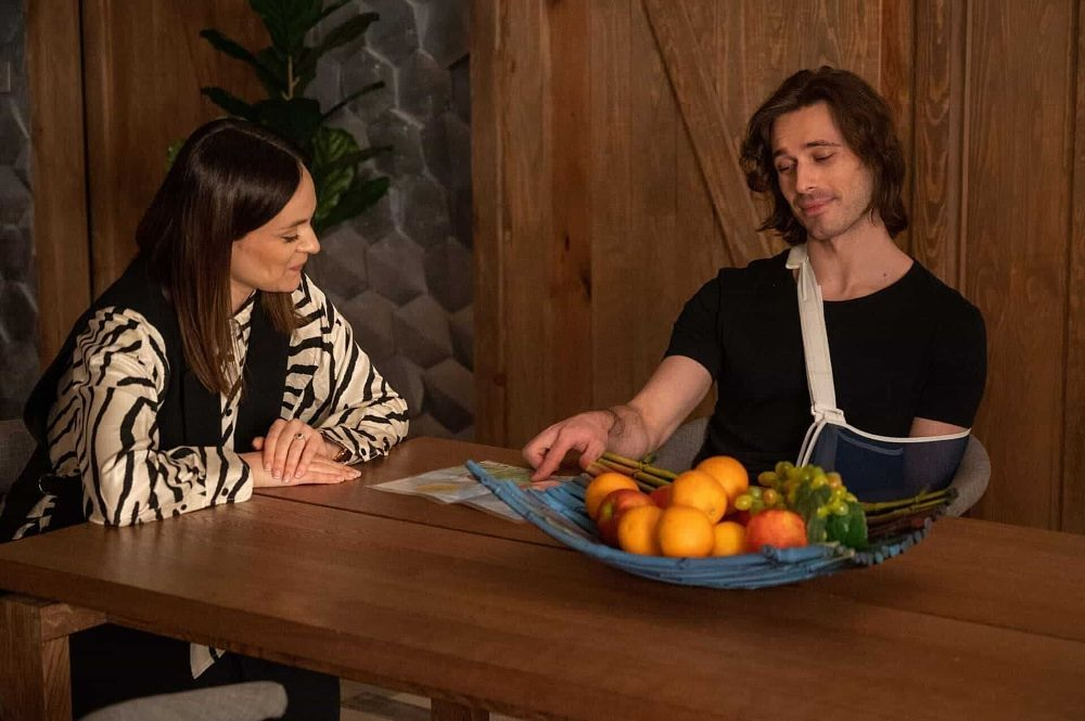 Kadr z serialu "Barwy szczęścia".