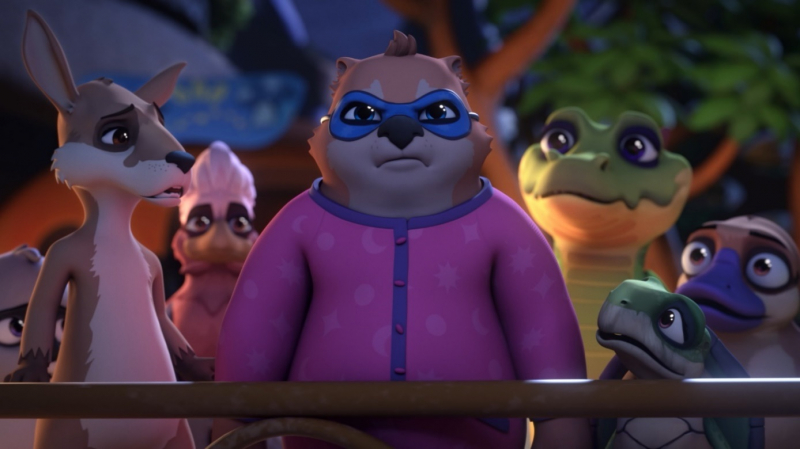 Obrazek w treści O czym dzisiaj marzą zwierzęta - zwierzęta w roli superbohater&oacute;w w nowej kinowej animacji  [jpg]