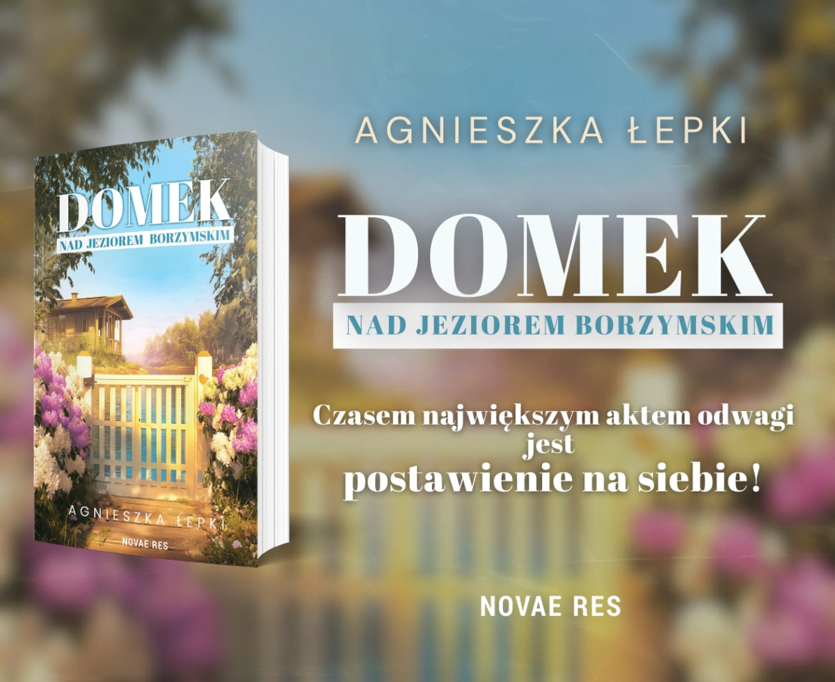Domek nad jeziorem borzymskim grafika promuj�ca ksi��k�