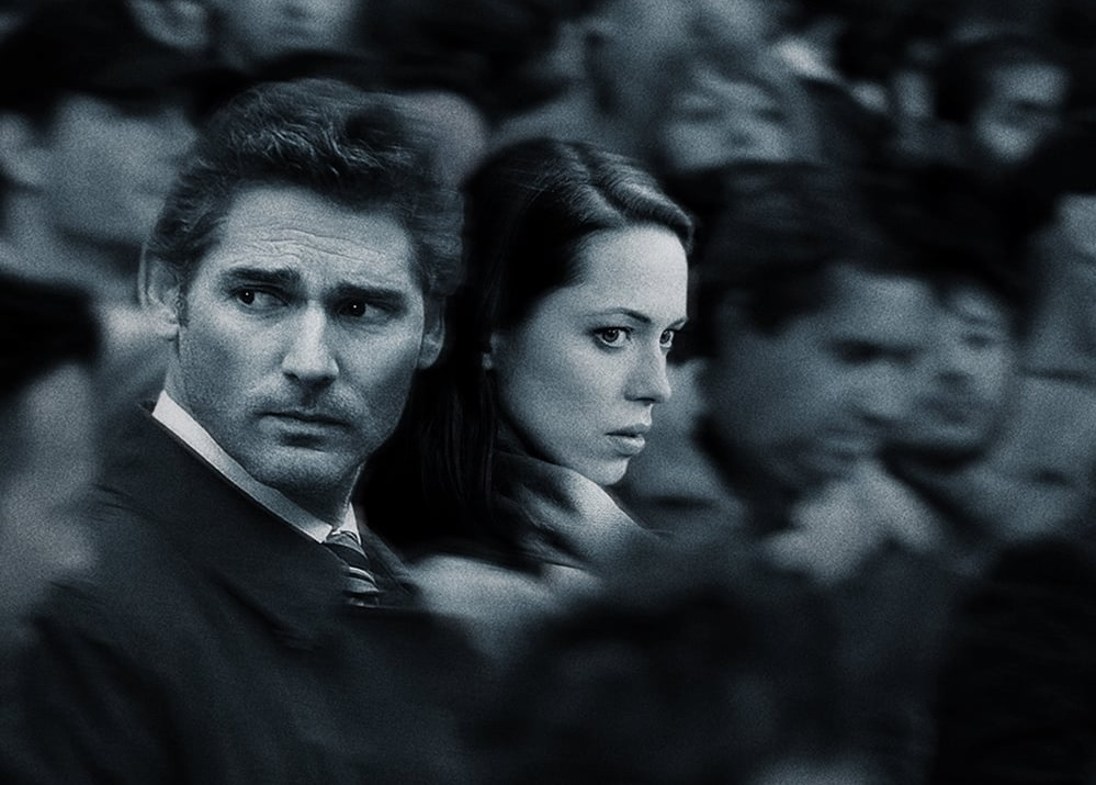 Eric Bana jako Martin Rose i Rebecca Hall jako Claudia Simmons-Howe w filmie "Układ".