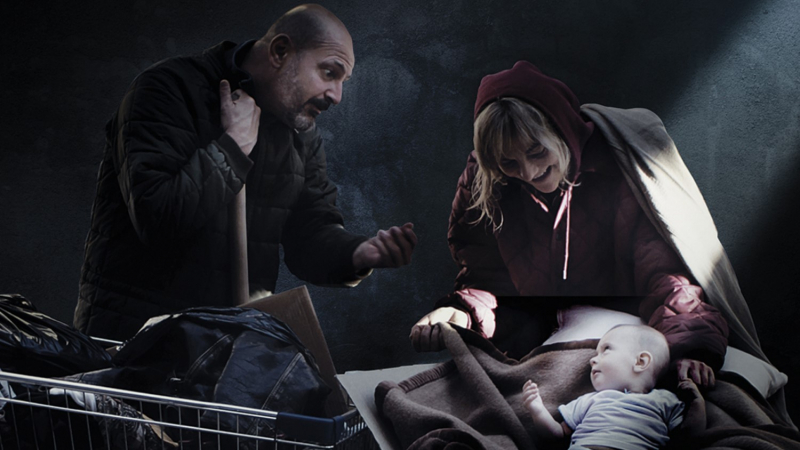 Obrazek w treści Chleb z nieba &ndash; Para bezdomnych uczestniczy w wyjątkowym cudzie! [jpg]