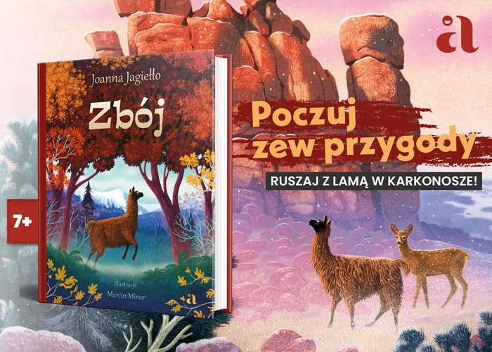 Zbój Joanna Jagiełło grafika promująca książkę