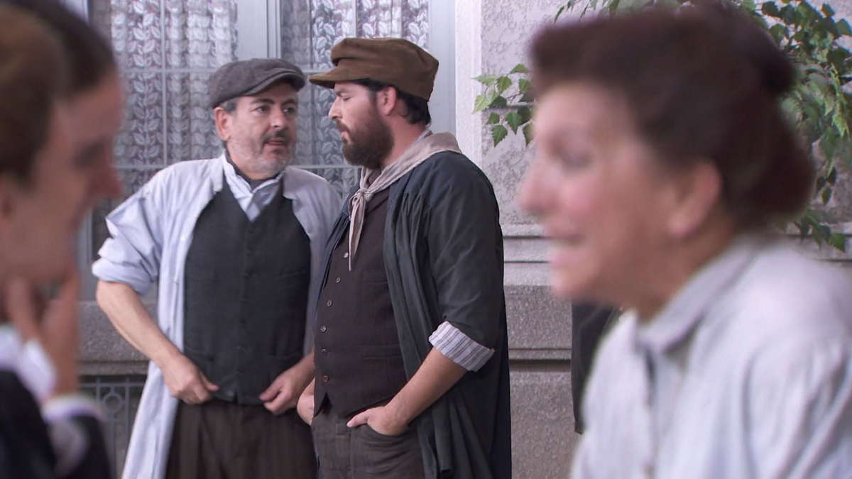 Kadr z serialu "Akacjowa 38", emitowanego na antenie TVP 2.