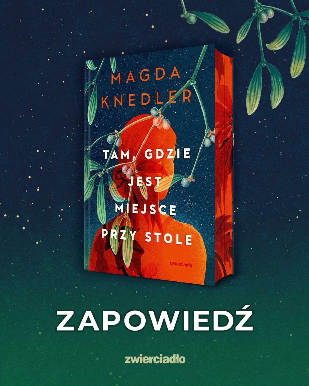 „Tam, gdzie jest miejsce przy stole" Magdy Knedler grafika promuj�ca ksi��k�