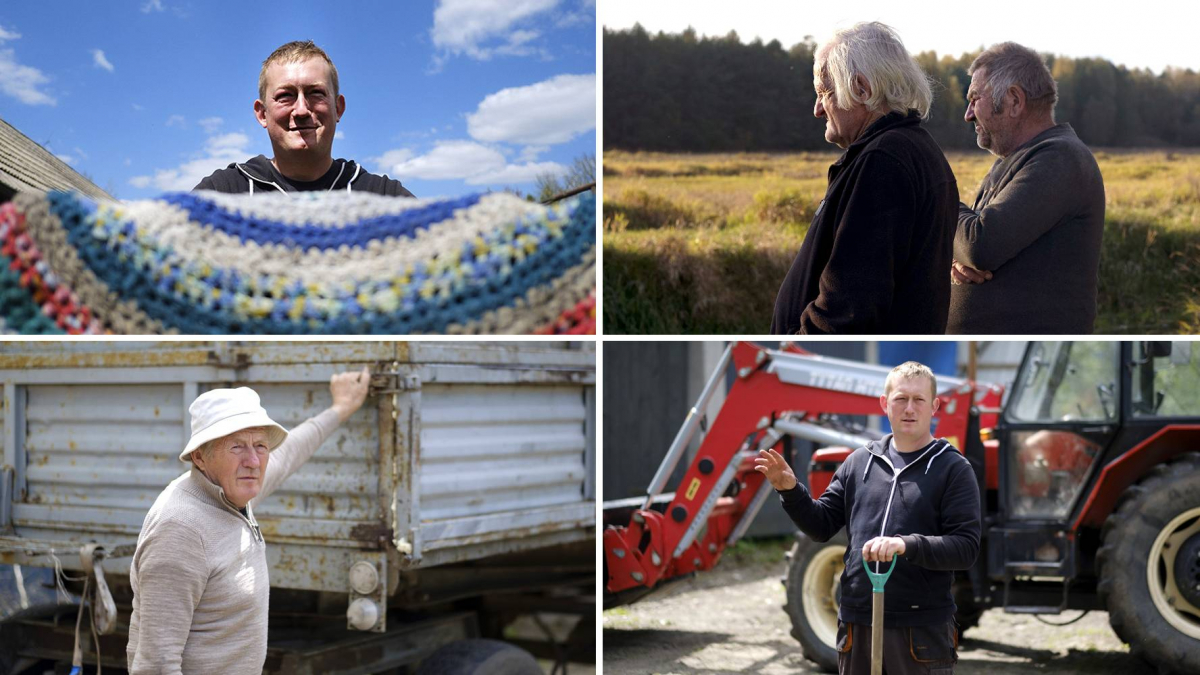 Bohaterowie serialu dokumentalnego "Rolnicy. Podlasie" na Polsat.