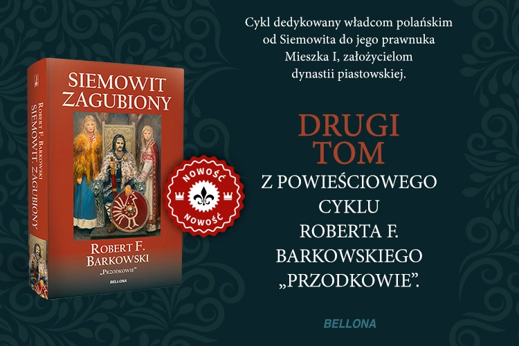 Siemowit Zagubiony - grafika promująca książkę