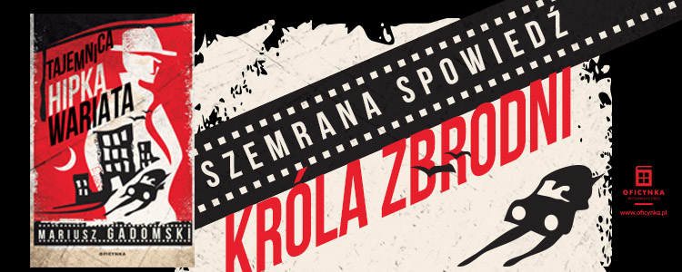 Tajemnica Hipka Wariata grafika promująca książkę