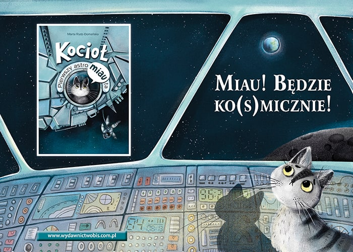 Kocioł. Pierwszy astroMIAUta grafika promująca książkę