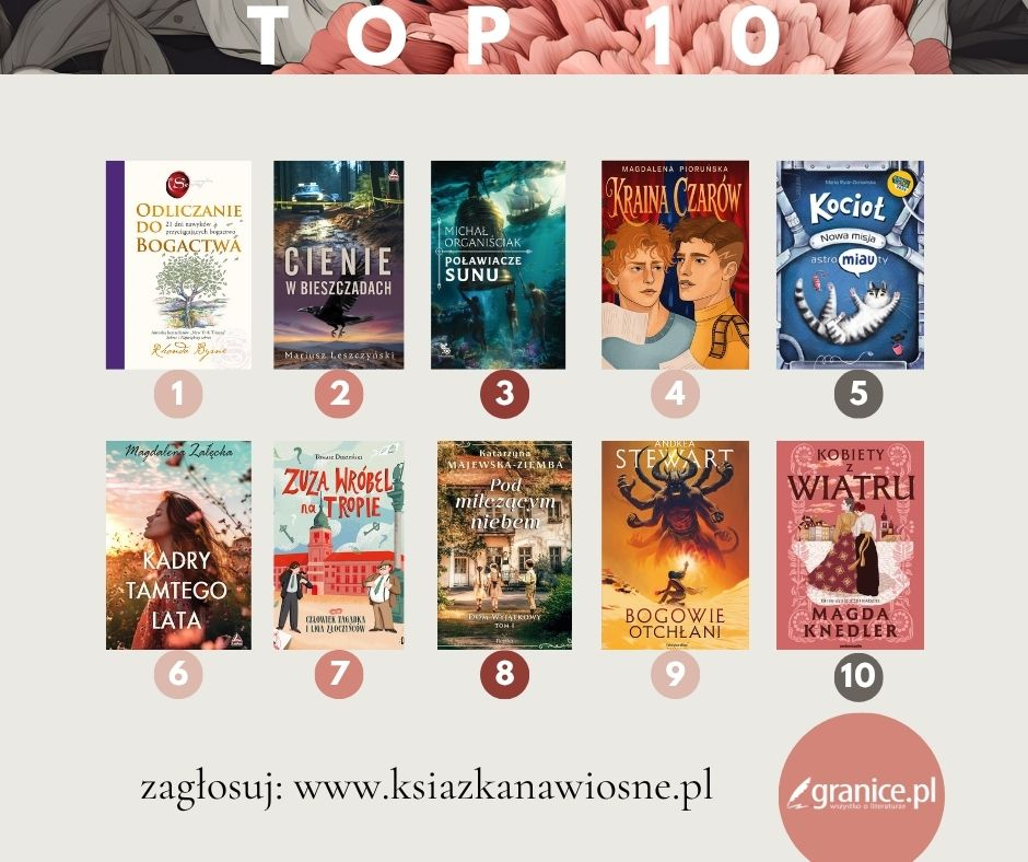 Najlepsza książka na wiosnę 2026 - TOP 10