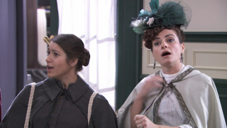 Kadr z serialu Akacjowa 38, emitowanego na antenie TVP 2. 