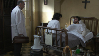 Kadr z serialu Akacjowa 38, emitowanego na antenie TVP 2.