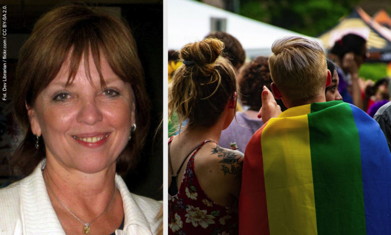 Obrazek w treści Nora Roberts ratuje bibliotekę, kt&oacute;rą zamknięto przez wypożyczanie książek LGBT+ [jpg]