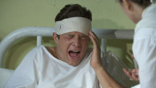 Kadr z serialu Akacjowa 38, emitowanego na antenie TVP 2. 