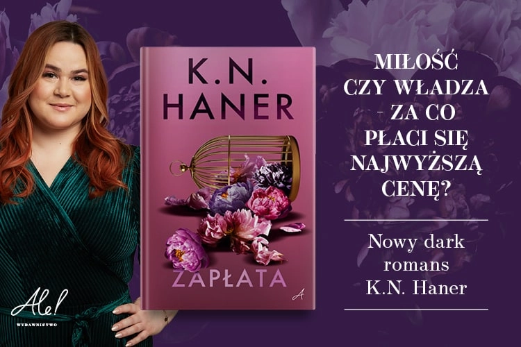 Zapłata K. N. Haner grafika promująca książkę