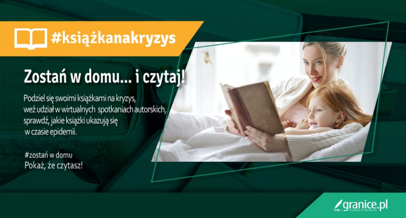 Obrazek w treści Ruszyła akcja #książkanakryzys! Czytaj i walcz z kryzysem [jpg]