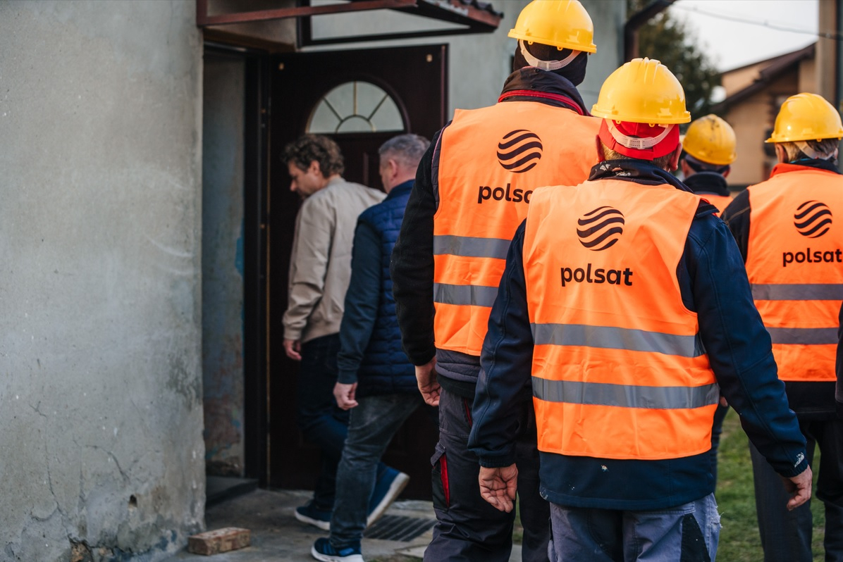 Kadr z programu "Nasz nowy dom" od stacji Polsat.