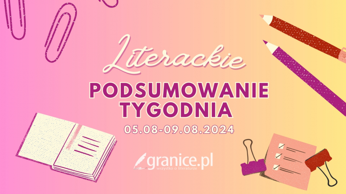 Literackie podsumowanie tygodnia - grafika promująca cykl