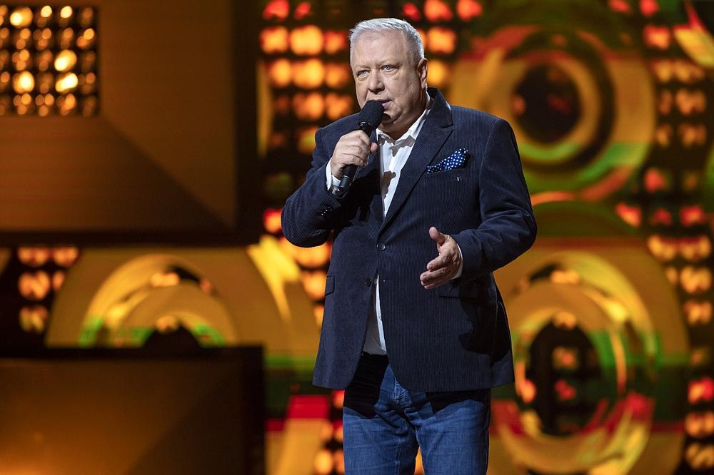 Marek Sierocki, gospodarz programu "Szansa na sukces. Opole 2024: Na żołnierską nutę".