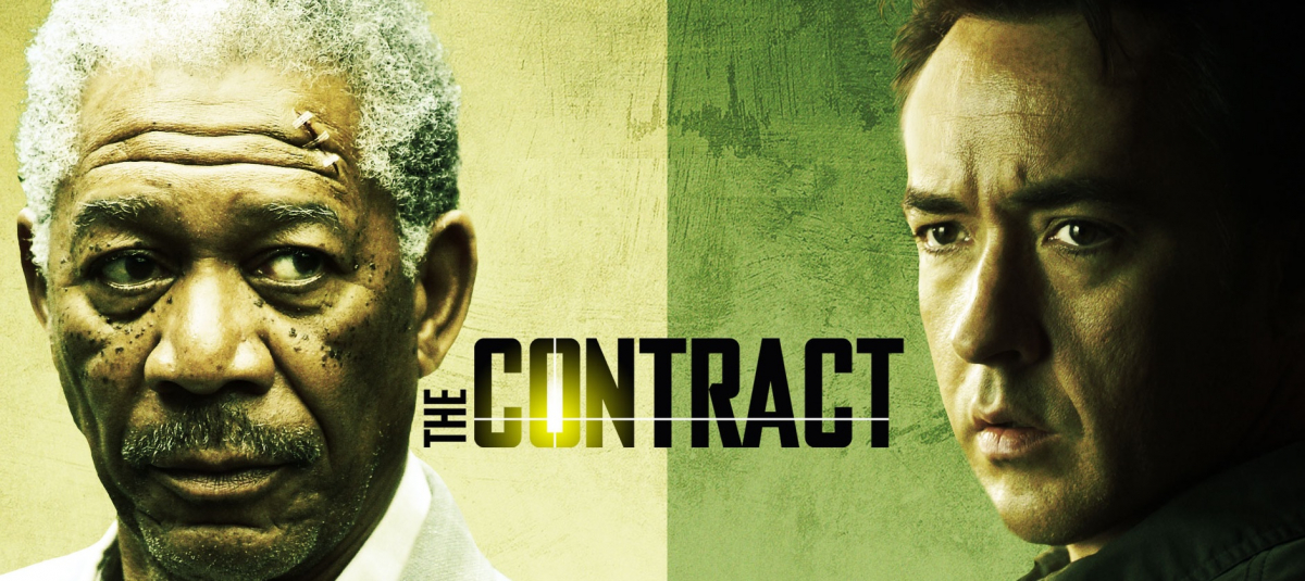 Morgan Freeman jako Frank Carden i John Cusack jako Ray Keene w filmie "Kontrakt na zabijanie". 