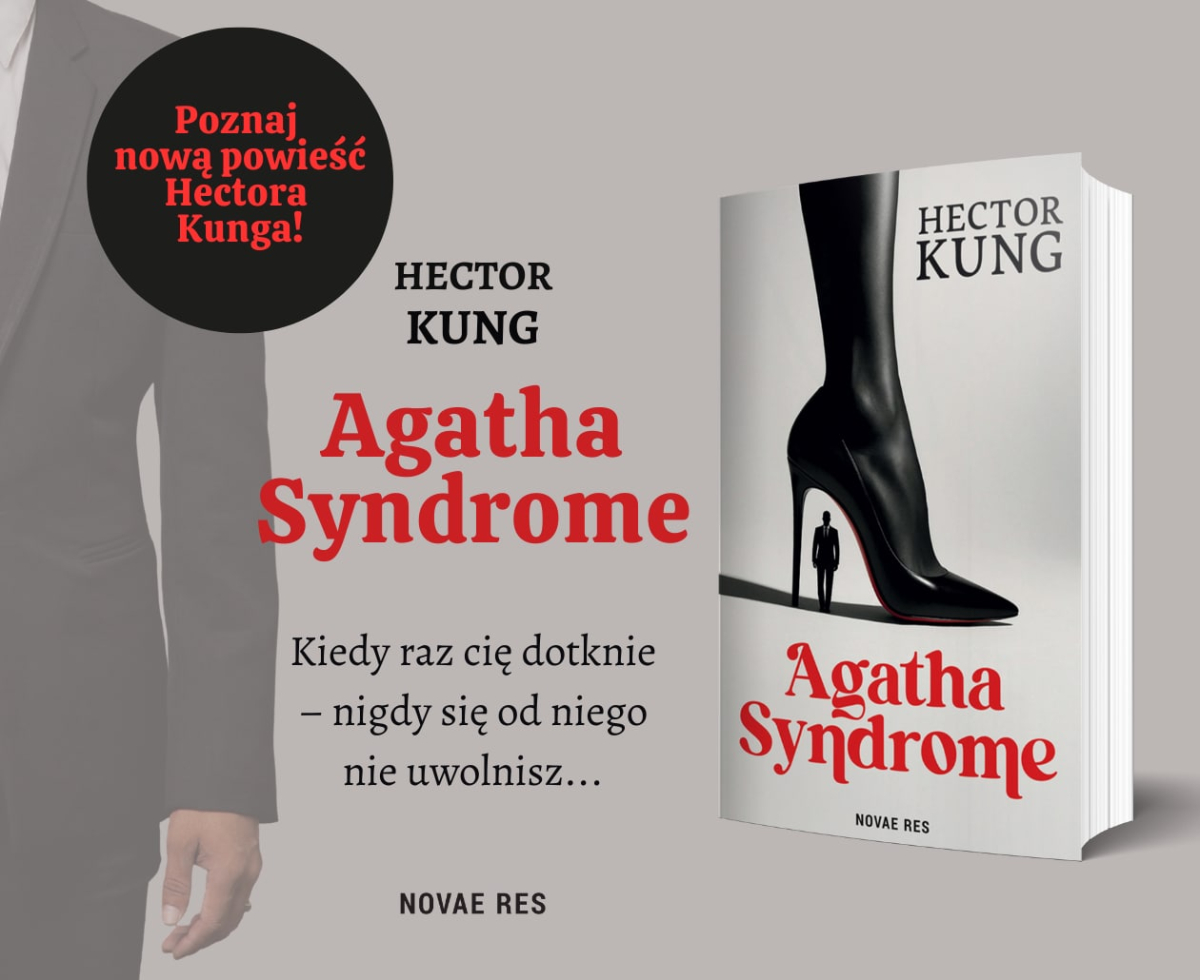 Agatha Syndrome - grafika promująca książkę