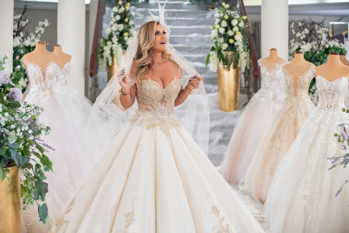 Kadr z programu "Dagmara szuka męża", który jest emitowany na antenie telewizji Polsat. Na zdjęciu Dagmara Kaźmierska