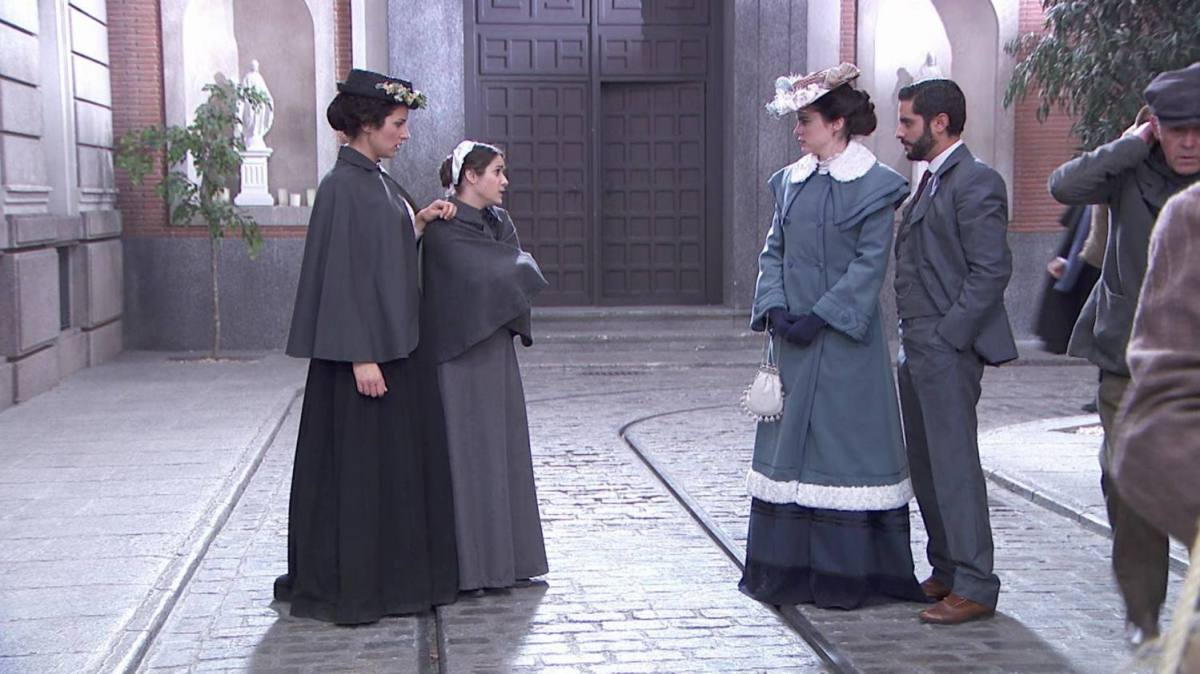 Kadr z serialu "Akacjowa 38", emitowanego na antenie TVP 2. 