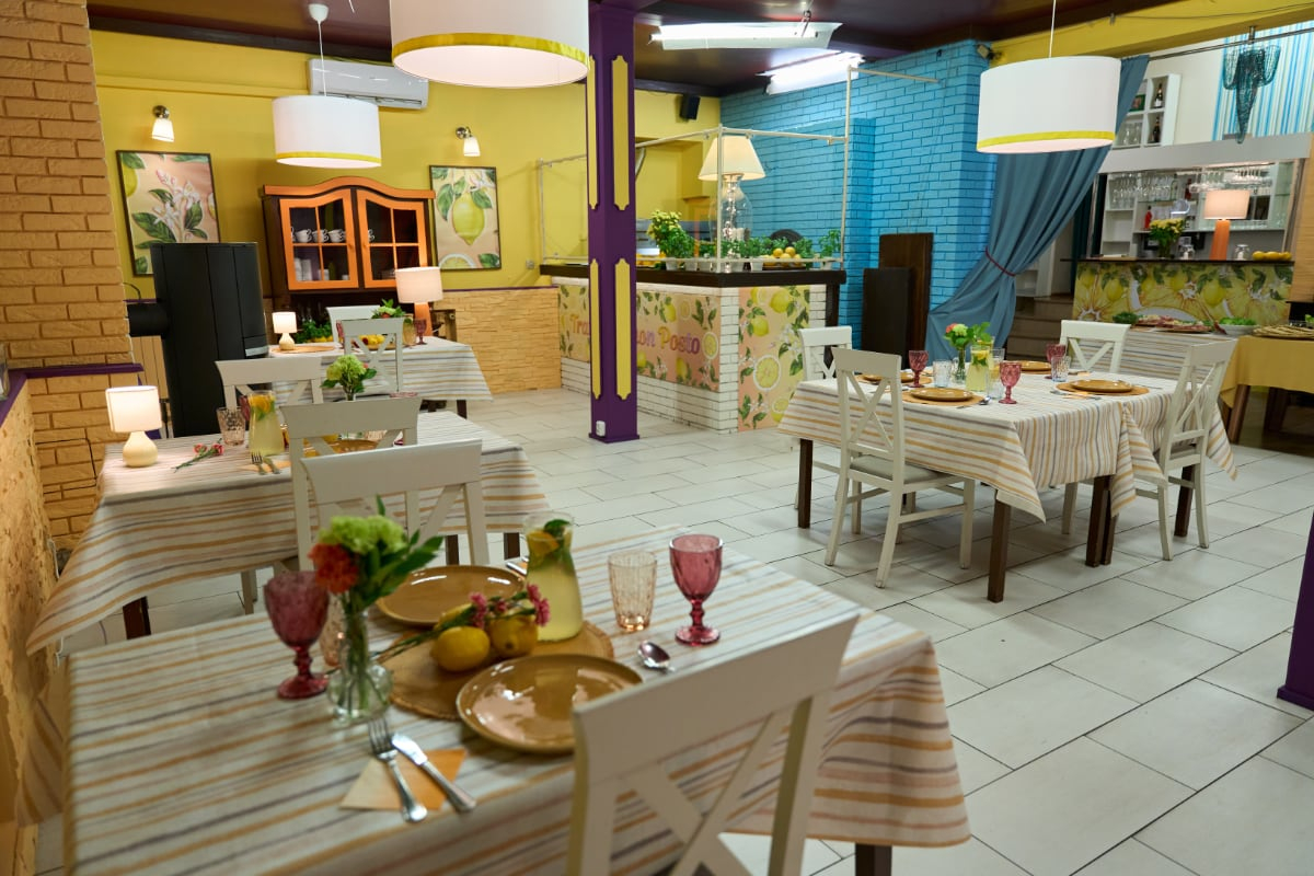 Trattoria Buon Posto w Kielcach - wnętrze lokalu