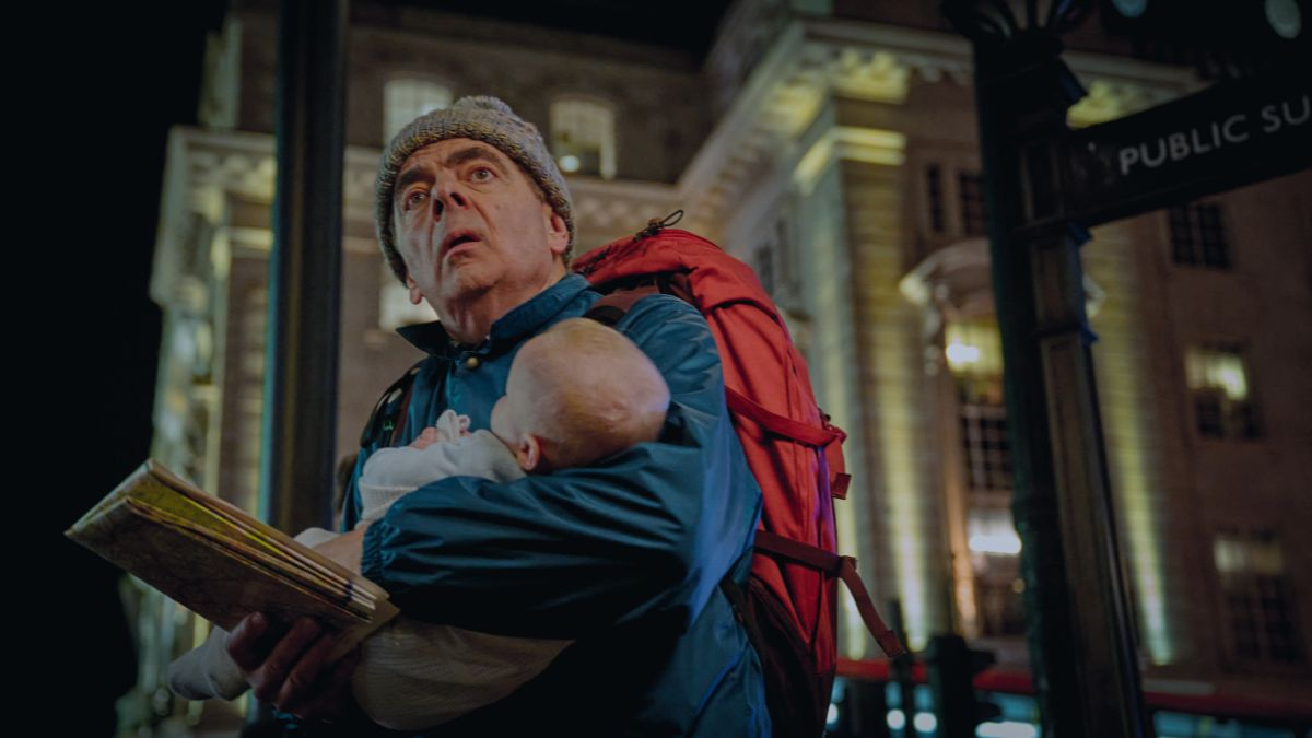 Kadr z filmu "Człowiek kontra dziecko"