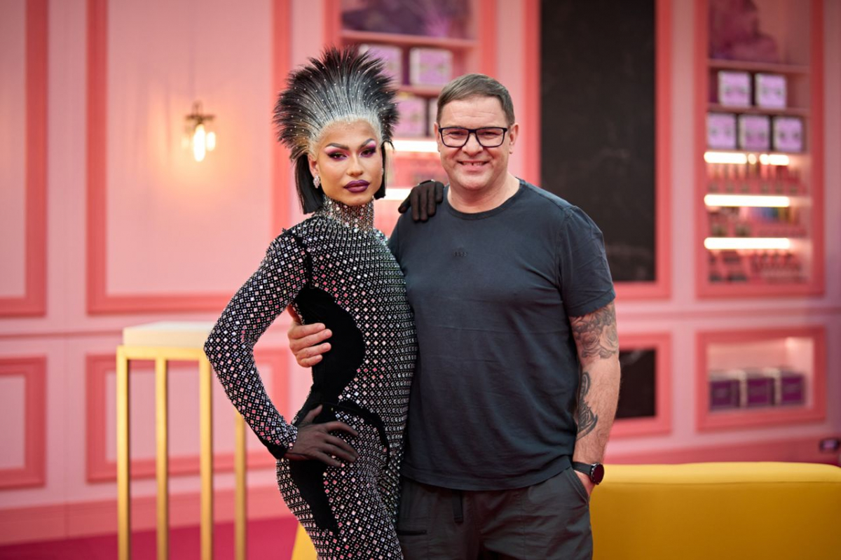 Kadr z programu "Czas na show. Drag me out", który jest emitowany na antenie telewizji TVN.