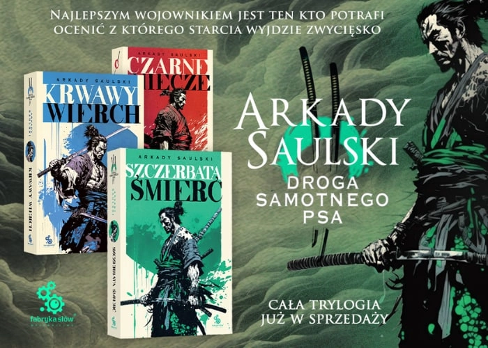 Szczerbata śmierć grafika promująca książkę
