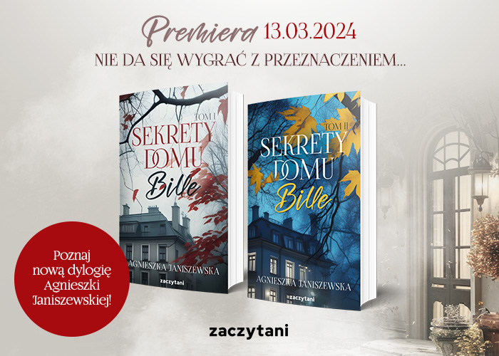Sekrety domu Bille grafika promująca książkę