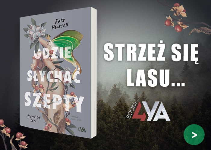 Gdzie sycha szepty grafika promujca ksik