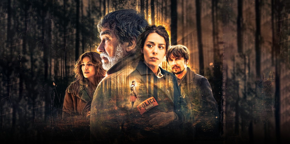 Bohaterowie serialu "Obietnica", wśród nich Sofia Essaidi jako Sarah.