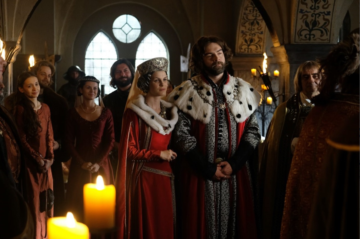 Kadr z serialu "Korona królów. Jagiellonowie" TVP 1.