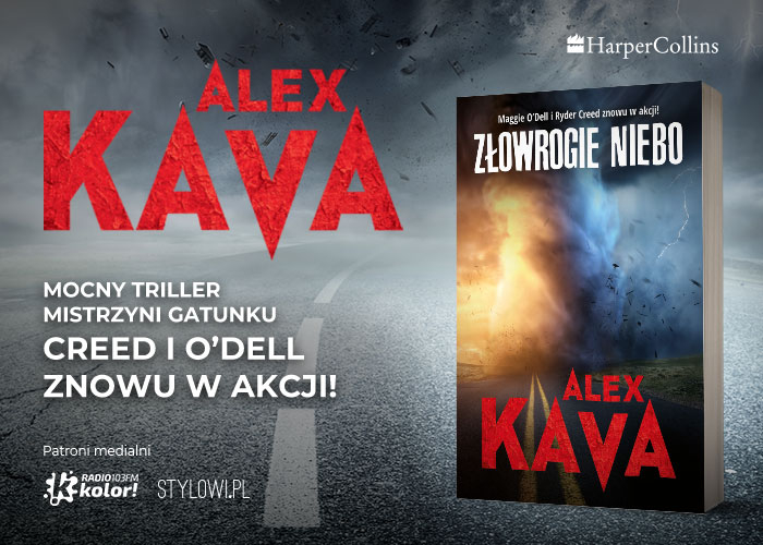 Obrazek w treści „Złowrogie niebo. Nowa książka Alex Kavy!  [jpg]