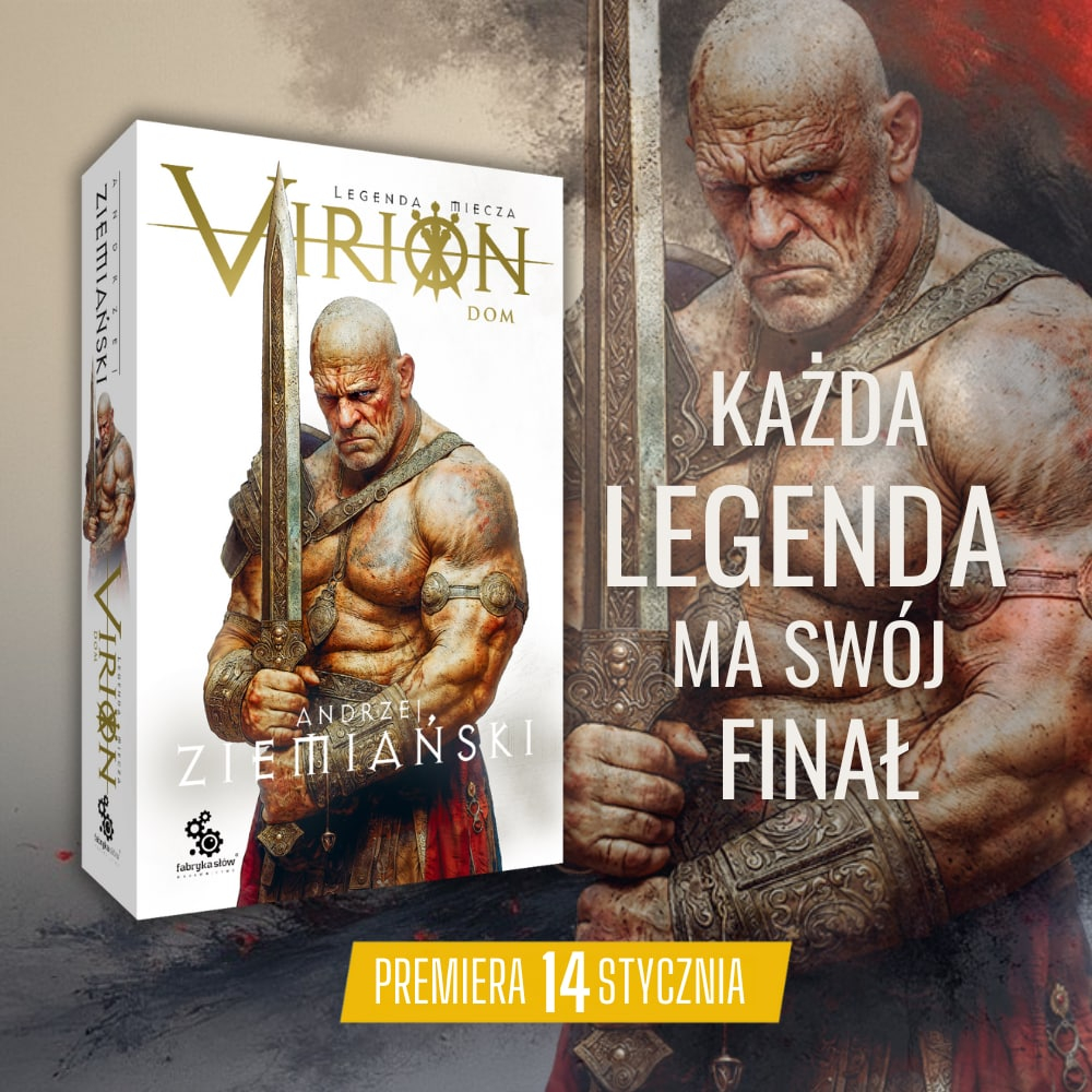 Virion. Dom - grafika promuj�ca ksi��k�