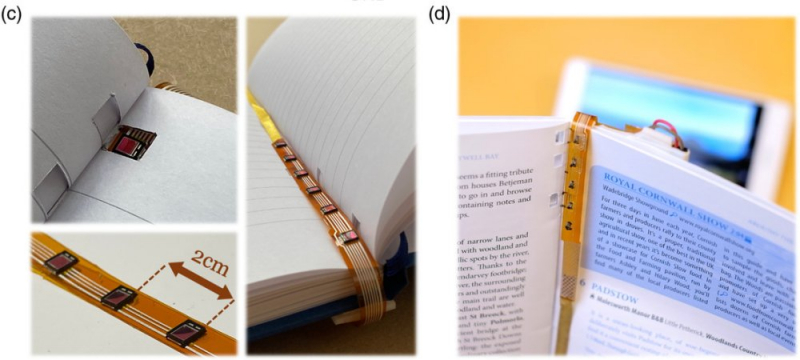 Obrazek w treści Powstała inteligentna zakładka, która łączy się ze smartfonami  [jpg]