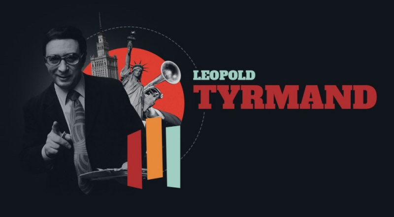 Obrazek w treści Dziś 100. urodziny Leopolda Tyrmanda. Poczta Polska wprowadza znaczek [jpg]