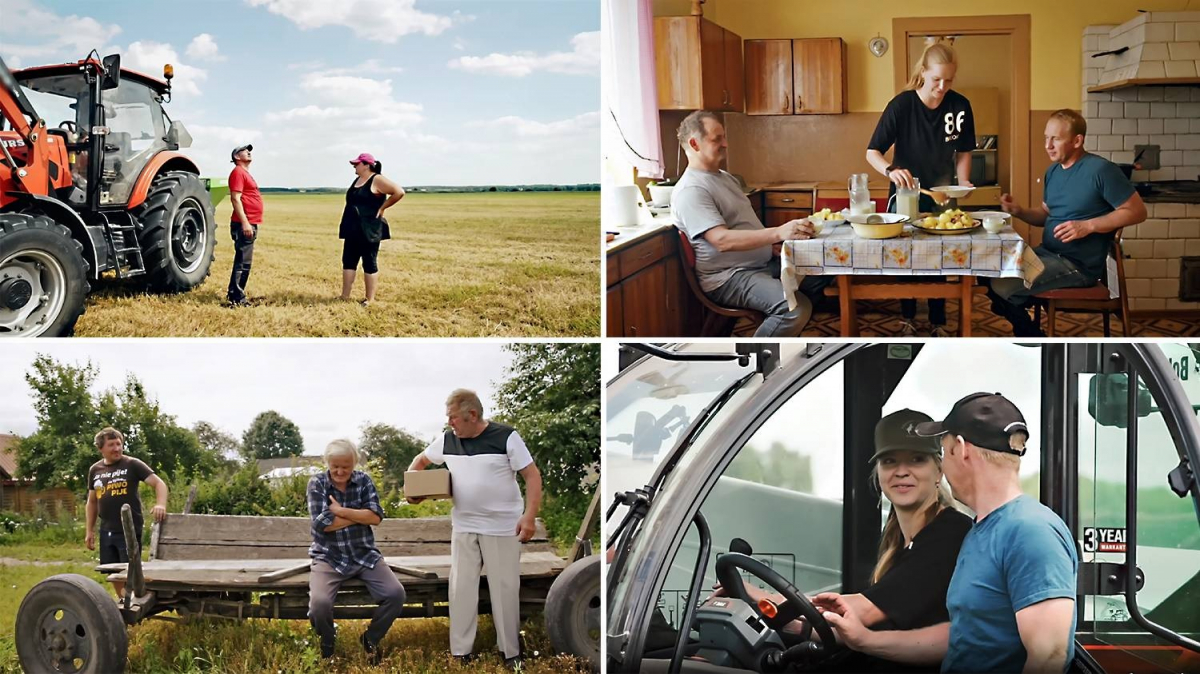Bohaterowie serialu dokumentalnego "Rolnicy. Podlasie" na Polsat.