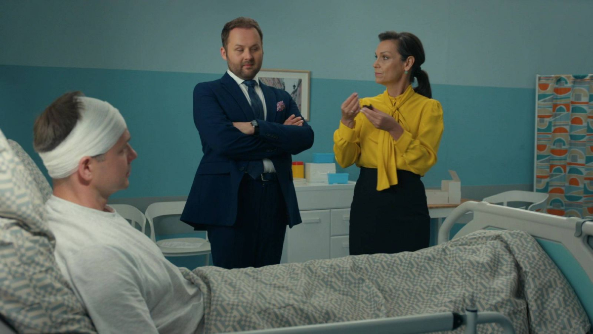 Kadr z serialu "Barwy szczęścia" TVP 1. 