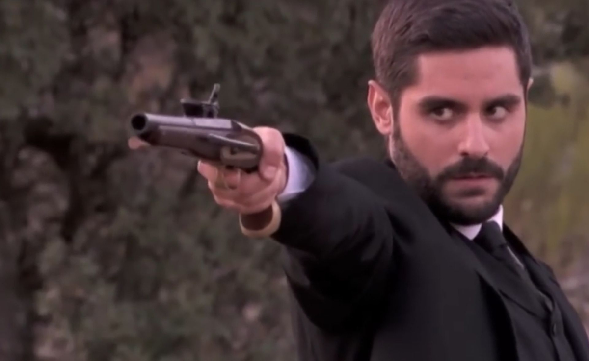 Kadr z serialu "Akacjowa 38", emitowanego na antenie TVP 2. 