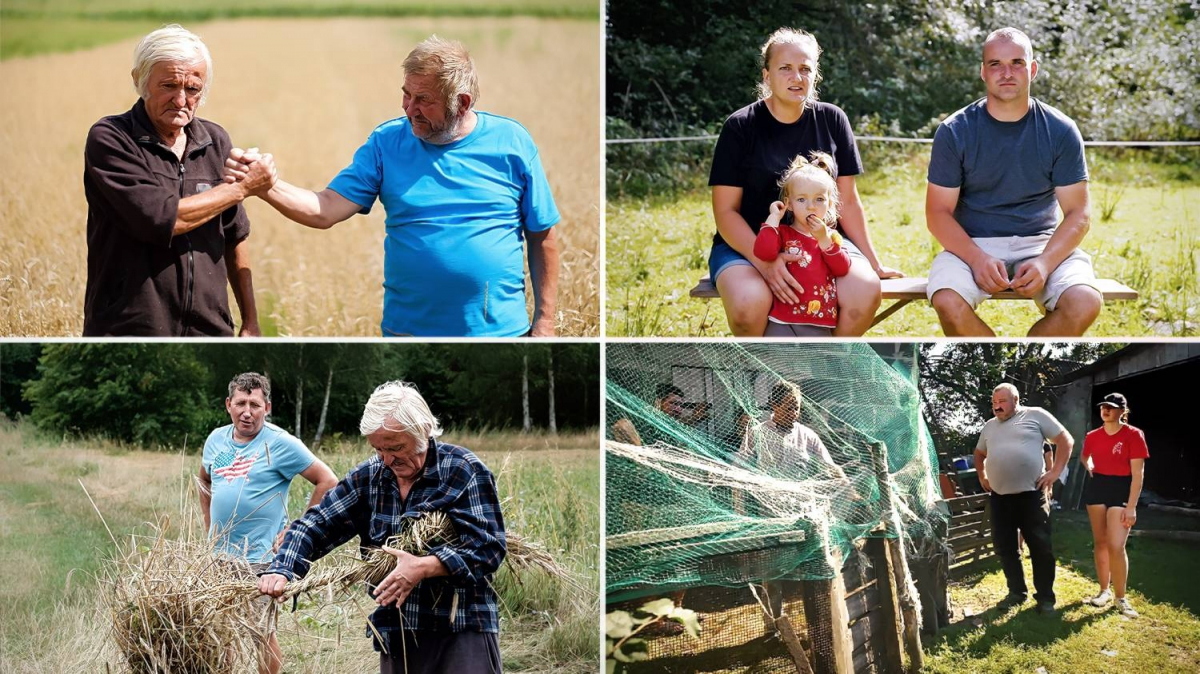 Bohaterowie serialu dokumentalnego "Rolnicy. Podlasie" na Polsat.