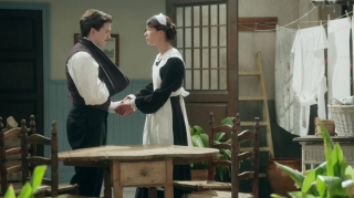 Bohaterowie serialu La Promesa - pałac tajemnic, emitowanego na antenie TVP 2. 