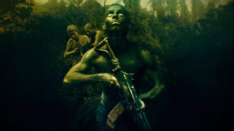 Obrazek w treści Wojna w amazońskiej dżungli... – Monos - oddział małp [jpg]