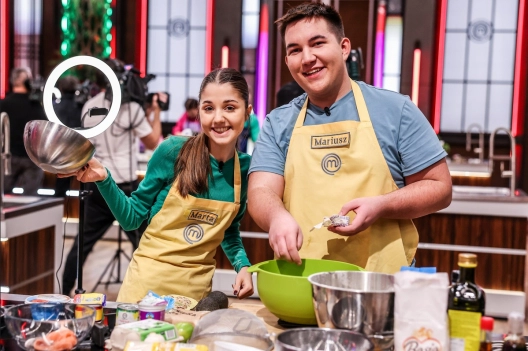 Kadr z programu MasterChef Nastolatki, który jest emitowany na antenie telewizji TVN.