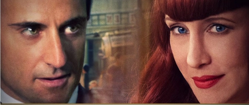 Vera Farmiga ca Alice și Mark Strong ca Max Rosenthal în film 